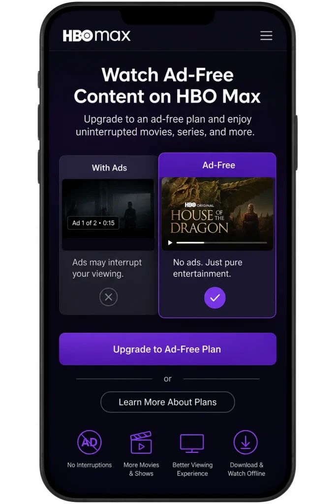 HBO MAX Ads Free